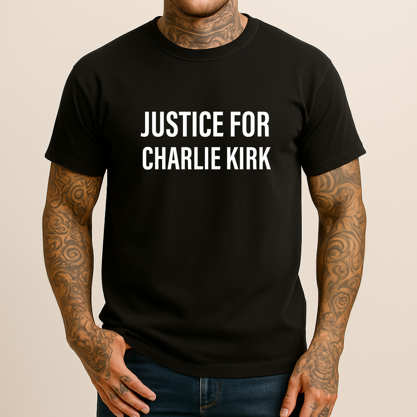Justice for Charlie Kirk Men's Comfort Colors T-Shirt