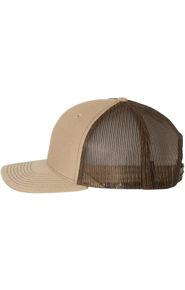 PAWPAW Side Leather Patch Hat Khaki/Brown
