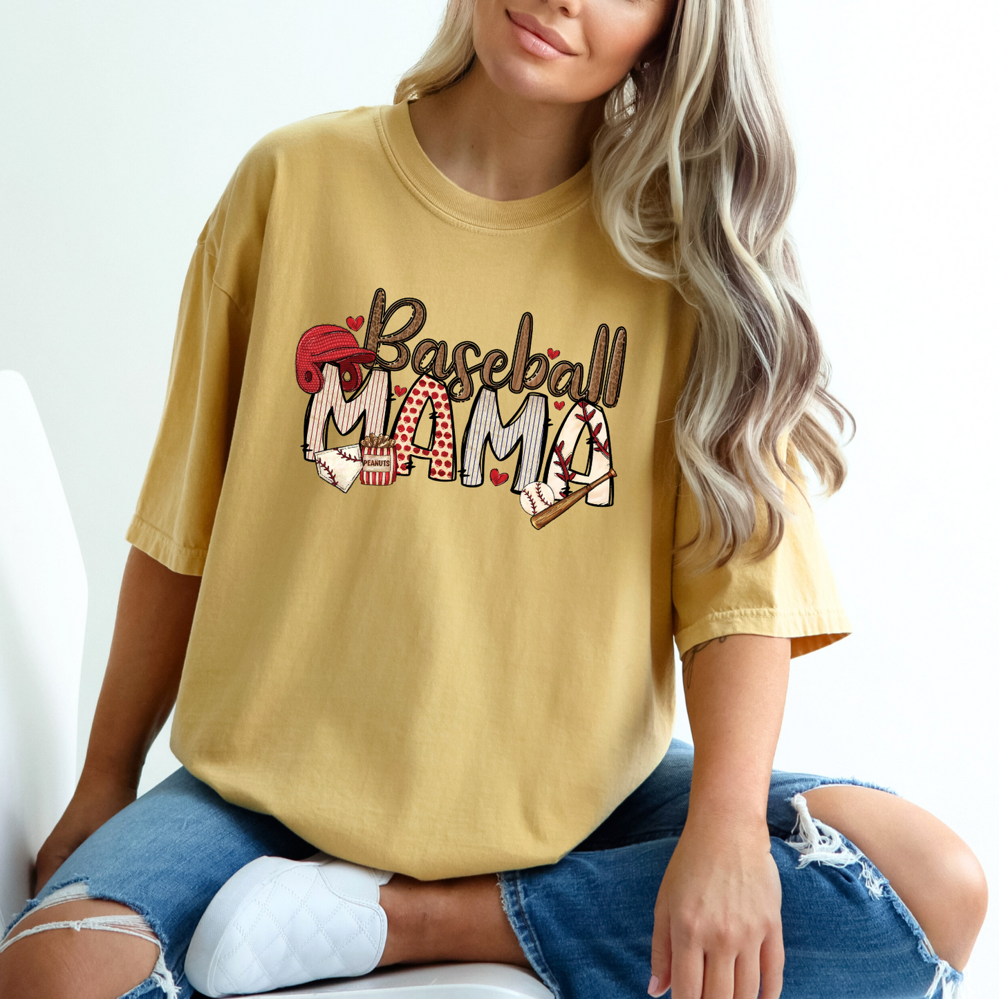 Baseball Mama T-Shirt – Cute & Stylish Game Day Tee