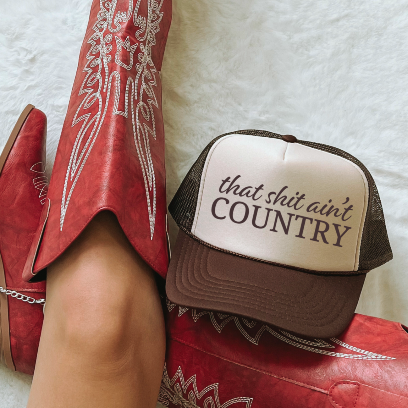 That Ain't Country Funny Sassy Southern Summer Classic Foam Trucker Hat