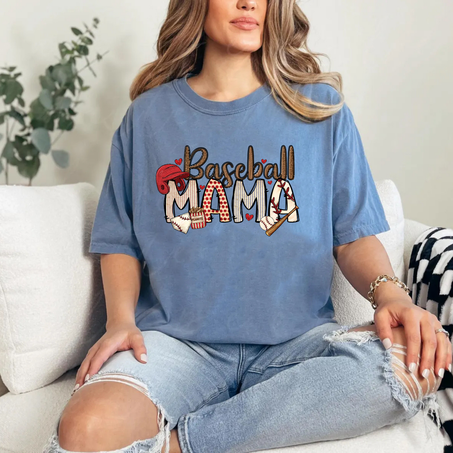Baseball Mama T-Shirt – Cute & Stylish Game Day Tee