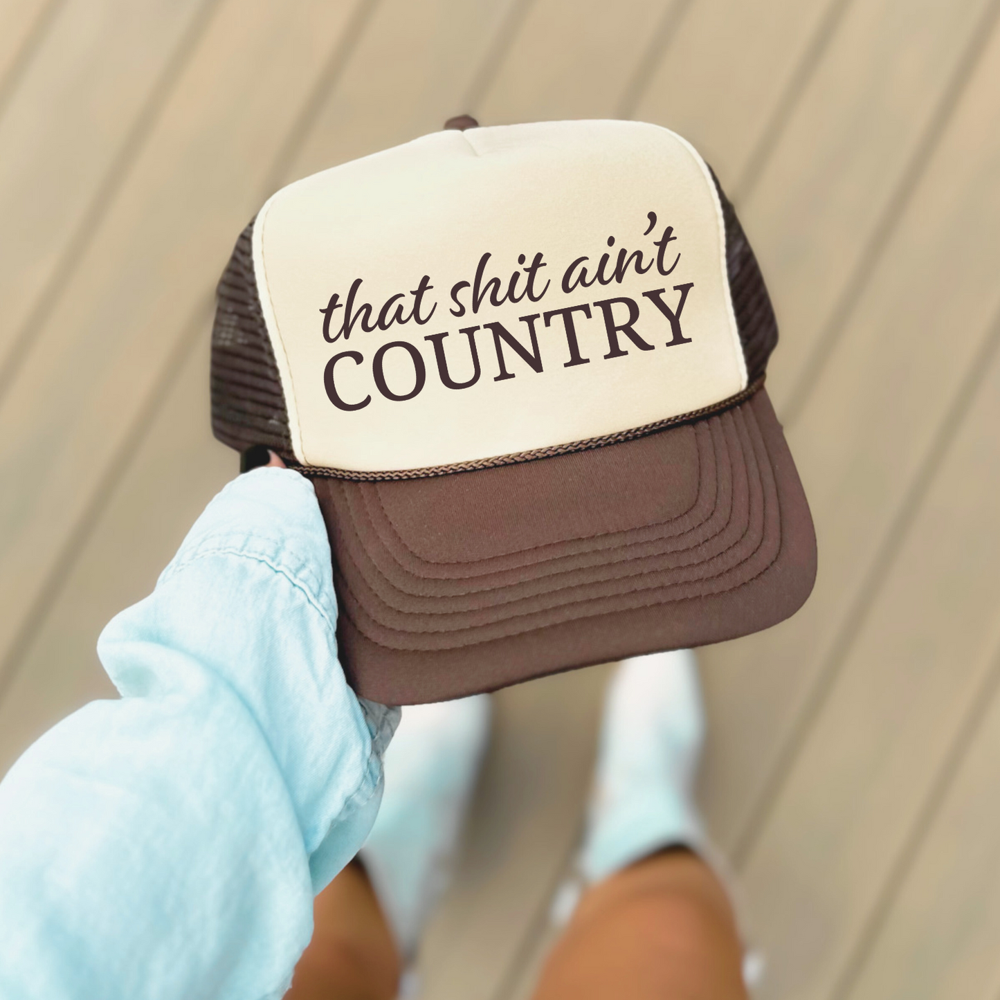 That Ain't Country Funny Sassy Southern Summer Classic Foam Trucker Hat