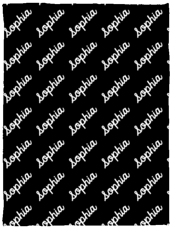 Personalized SnugglePlush™ Fleece Name Blanket - Classic Script