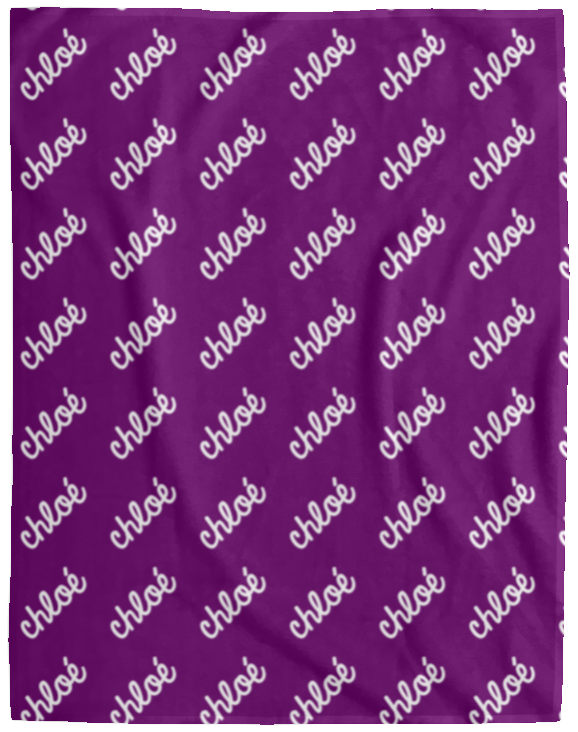 Personalized SnugglePlush™ Fleece Name Blanket - Classic Script
