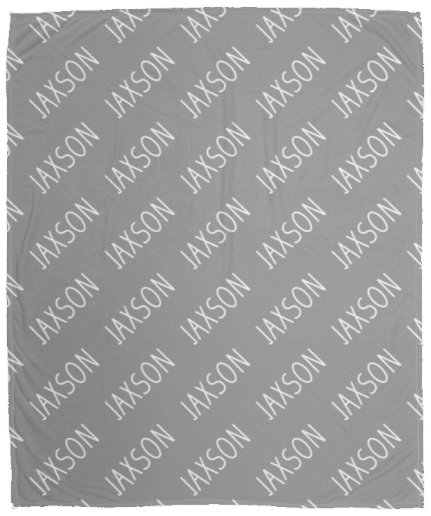 Personalized SnugglePlush™ Fleece Name Blanket - Handwritten Font