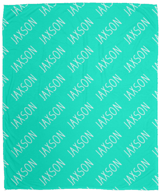 Personalized SnugglePlush™ Fleece Name Blanket - Handwritten Font