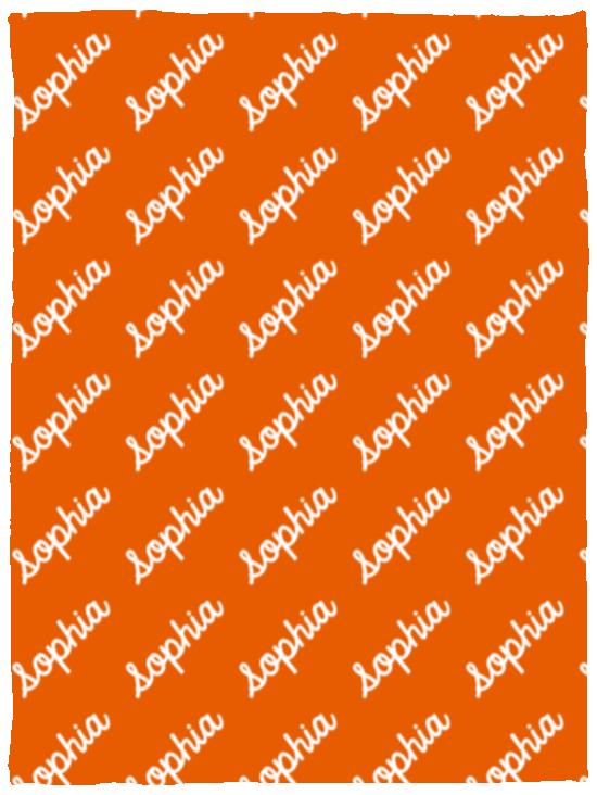 Personalized SnugglePlush™ Fleece Name Blanket - Classic Script