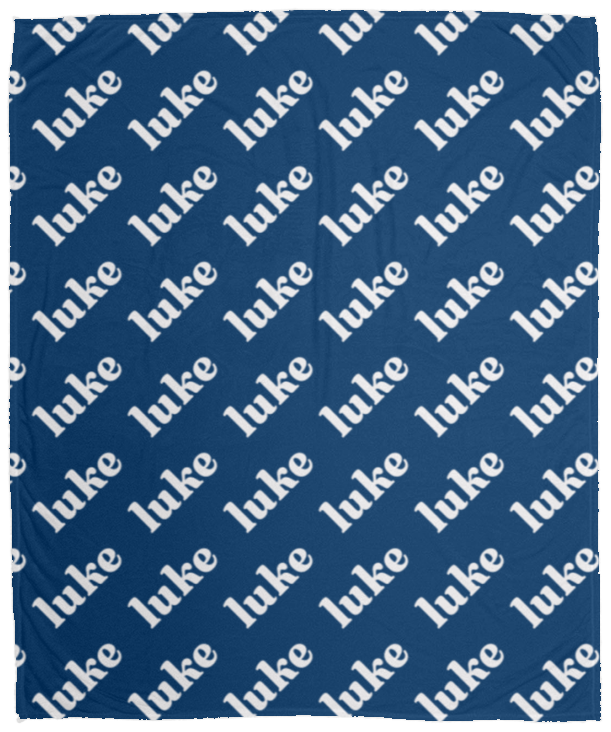 Personalized SnugglePlush™ Fleece Name Blanket - Serif Font