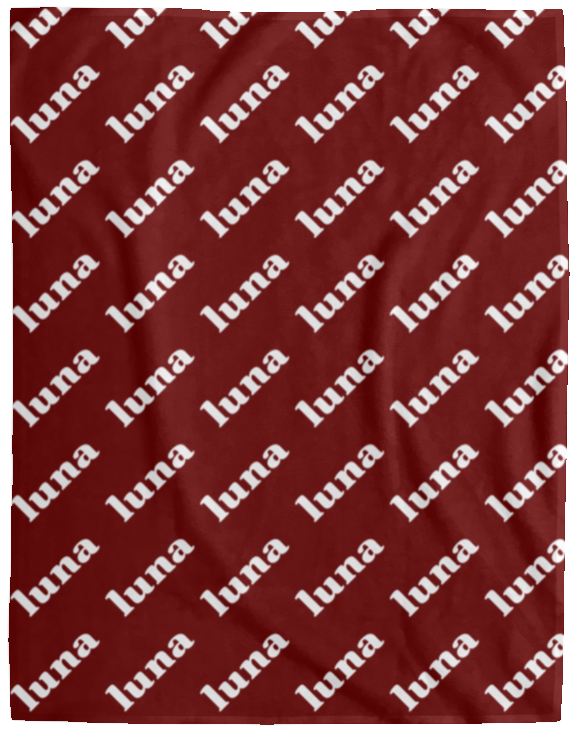 Personalized SnugglePlush™ Fleece Name Blanket - Serif Font