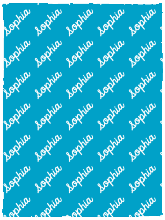 Personalized SnugglePlush™ Fleece Name Blanket - Classic Script