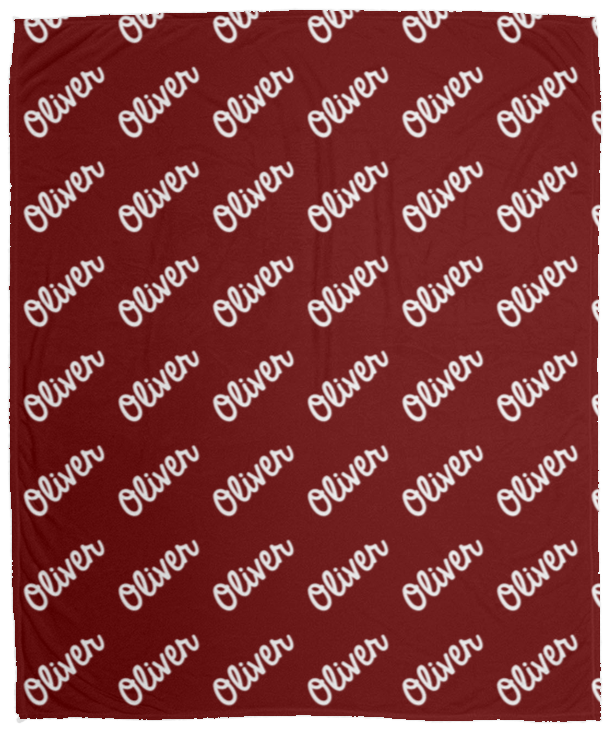 Personalized SnugglePlush™ Fleece Name Blanket - Classic Script
