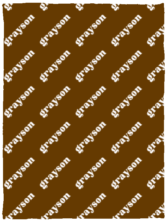 Personalized SnugglePlush™ Fleece Name Blanket - Serif Font