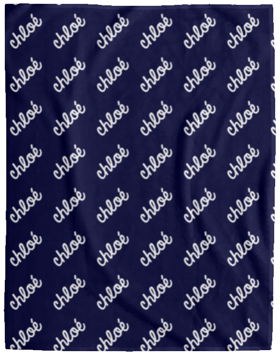 Personalized SnugglePlush™ Fleece Name Blanket - Classic Script