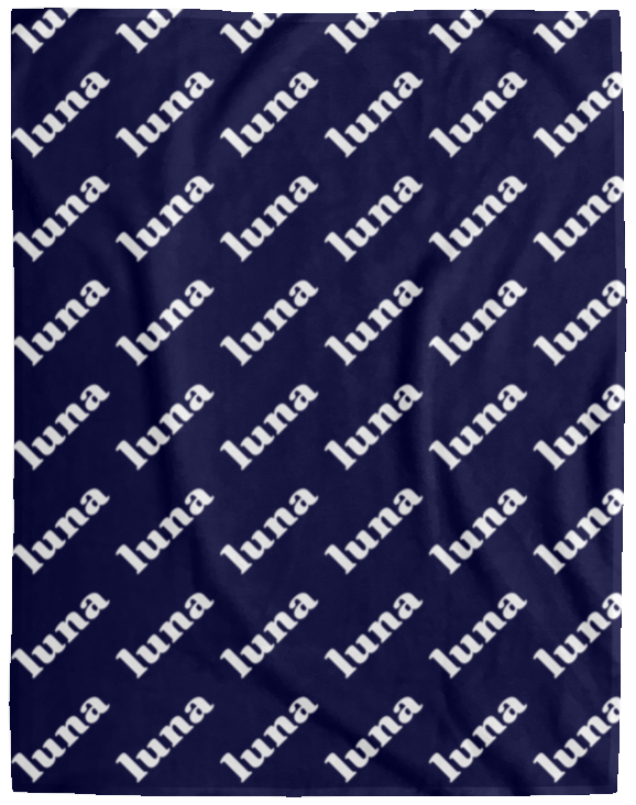 Personalized SnugglePlush™ Fleece Name Blanket - Serif Font
