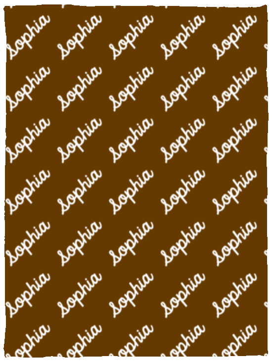 Personalized SnugglePlush™ Fleece Name Blanket - Classic Script