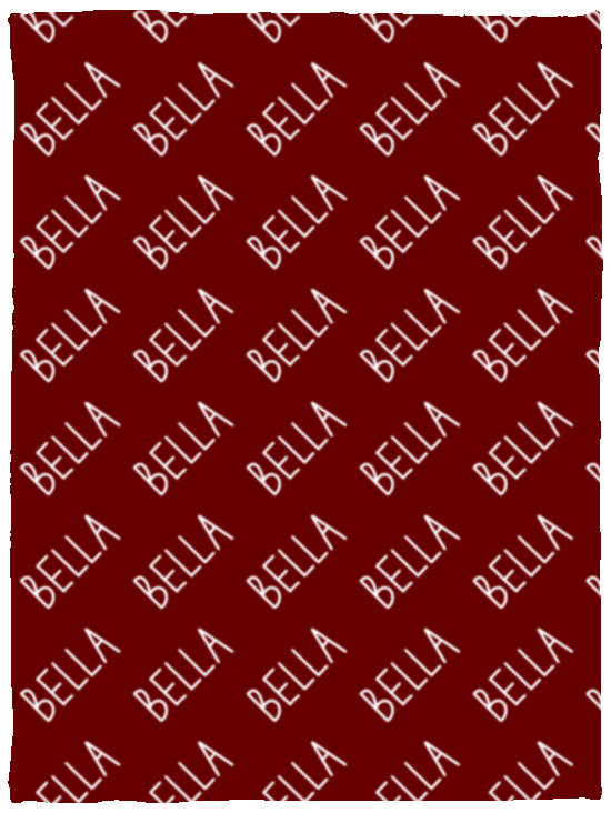 Personalized SnugglePlush™ Fleece Name Blanket - Handwritten Font