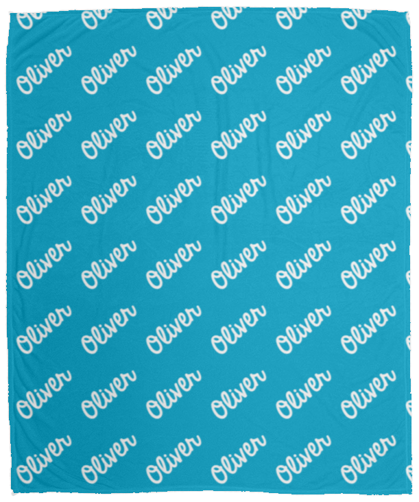 Personalized SnugglePlush™ Fleece Name Blanket - Classic Script