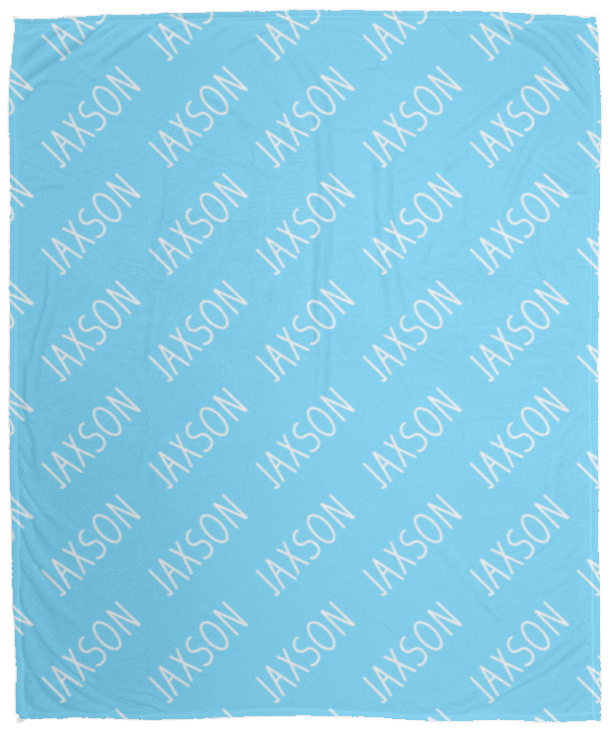 Personalized SnugglePlush™ Fleece Name Blanket - Handwritten Font