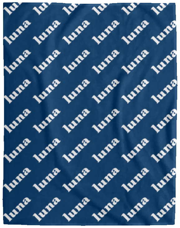Personalized SnugglePlush™ Fleece Name Blanket - Serif Font
