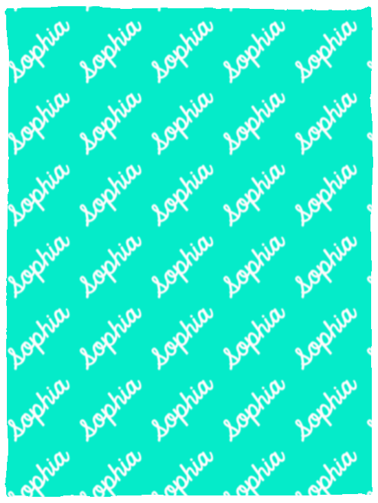 Personalized SnugglePlush™ Fleece Name Blanket - Classic Script