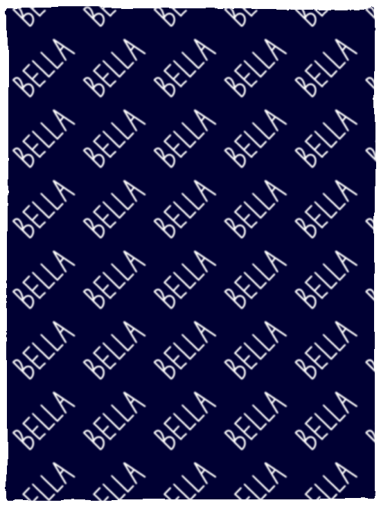 Personalized SnugglePlush™ Fleece Name Blanket - Handwritten Font