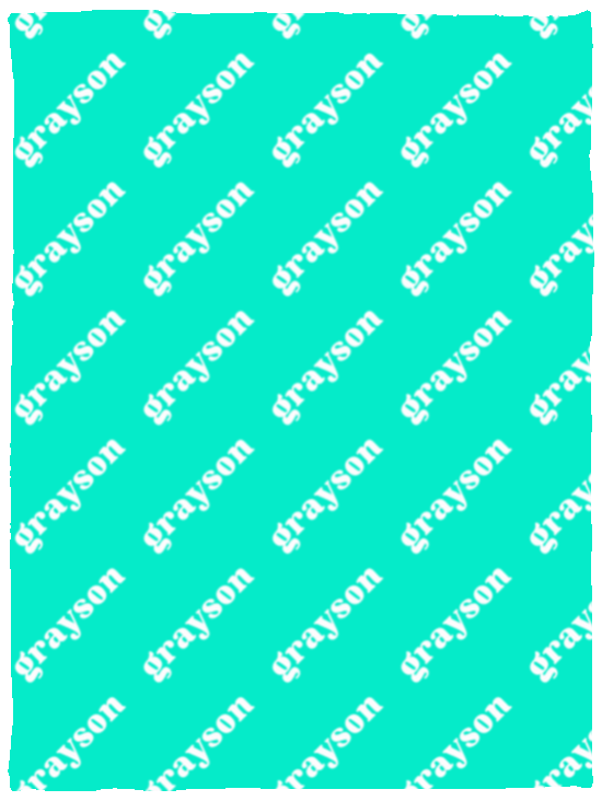 Personalized SnugglePlush™ Fleece Name Blanket - Serif Font