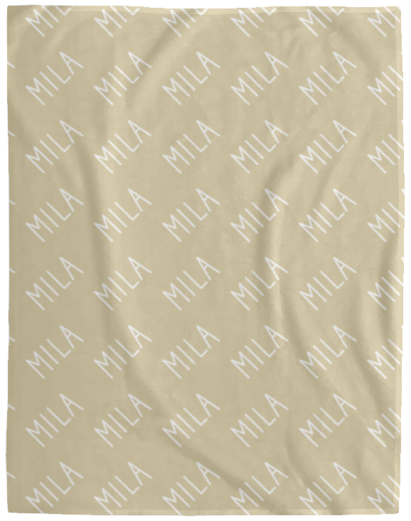 Personalized SnugglePlush™ Fleece Name Blanket - Handwritten Font