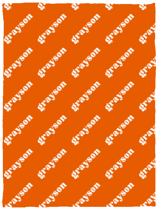 Personalized SnugglePlush™ Fleece Name Blanket - Serif Font