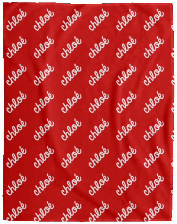 Personalized SnugglePlush™ Fleece Name Blanket - Classic Script
