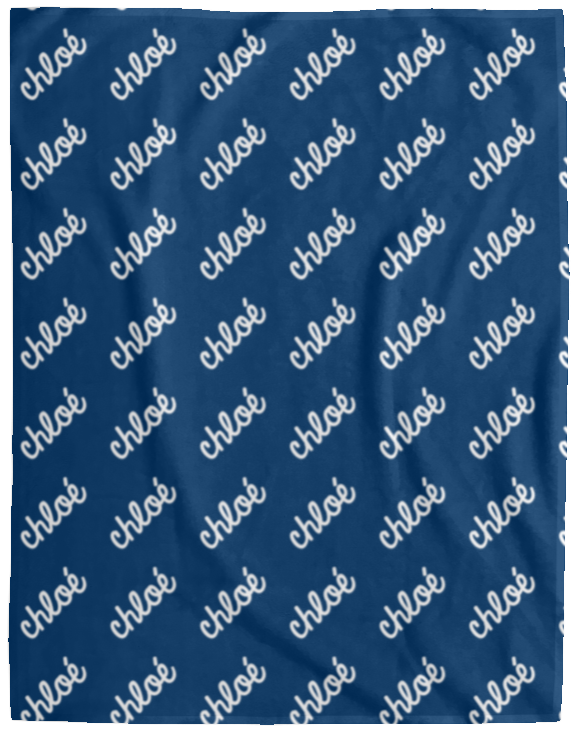 Personalized SnugglePlush™ Fleece Name Blanket - Classic Script