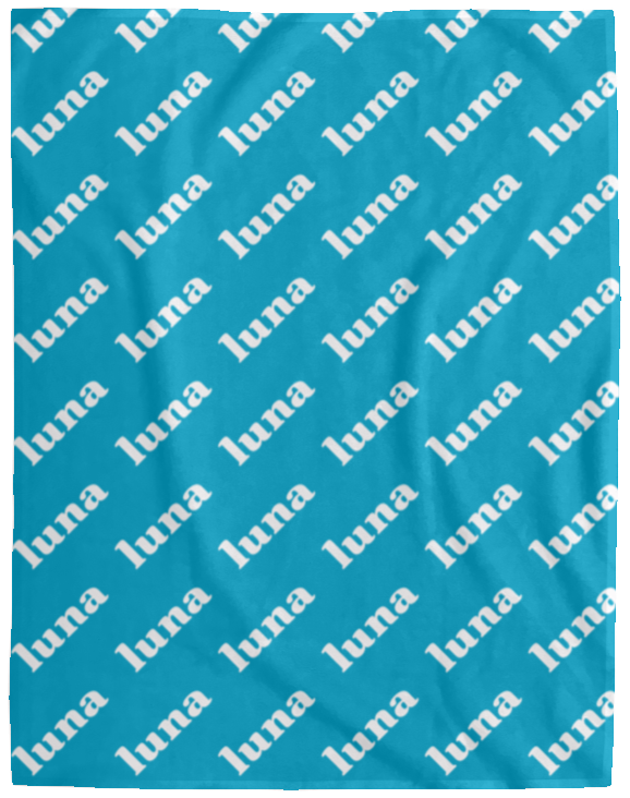 Personalized SnugglePlush™ Fleece Name Blanket - Serif Font
