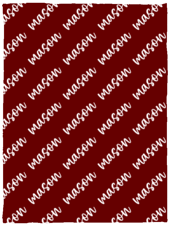 Personalized SnugglePlush™ Fleece Name Blanket - Brush Script