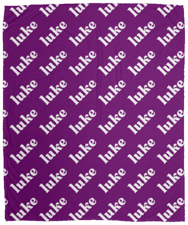 Personalized SnugglePlush™ Fleece Name Blanket - Serif Font