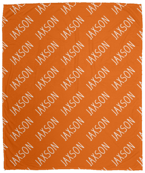 Personalized SnugglePlush™ Fleece Name Blanket - Handwritten Font