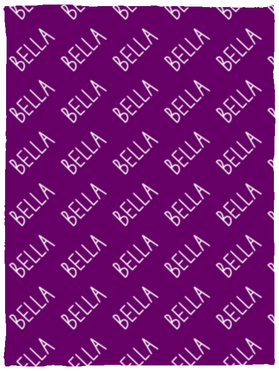 Personalized SnugglePlush™ Fleece Name Blanket - Handwritten Font