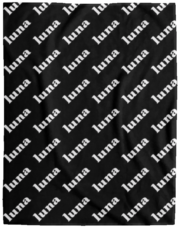 Personalized SnugglePlush™ Fleece Name Blanket - Serif Font