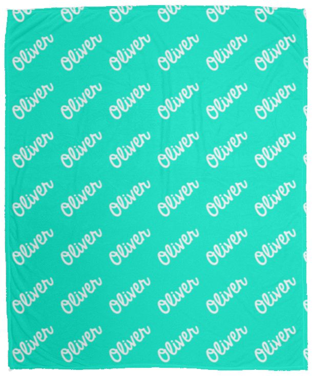 Personalized SnugglePlush™ Fleece Name Blanket - Classic Script