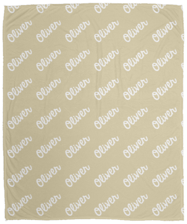 Personalized SnugglePlush™ Fleece Name Blanket - Classic Script