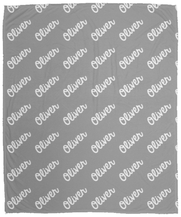 Personalized SnugglePlush™ Fleece Name Blanket - Classic Script