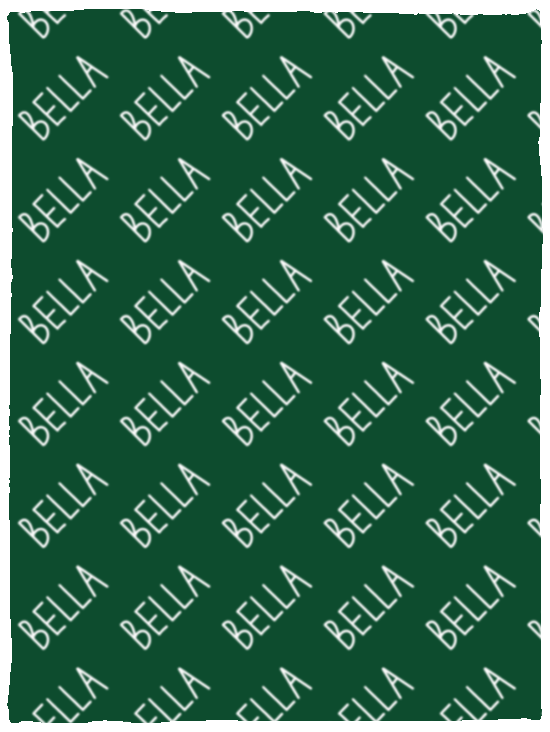 Personalized SnugglePlush™ Fleece Name Blanket - Handwritten Font