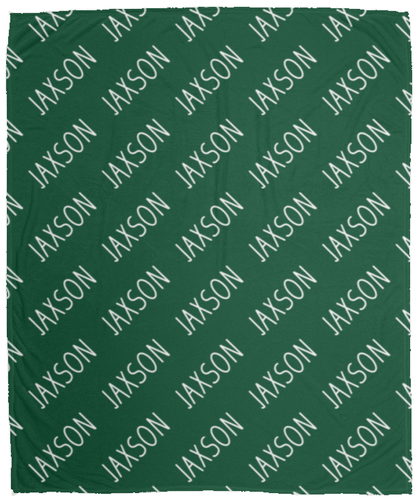 Personalized SnugglePlush™ Fleece Name Blanket - Handwritten Font