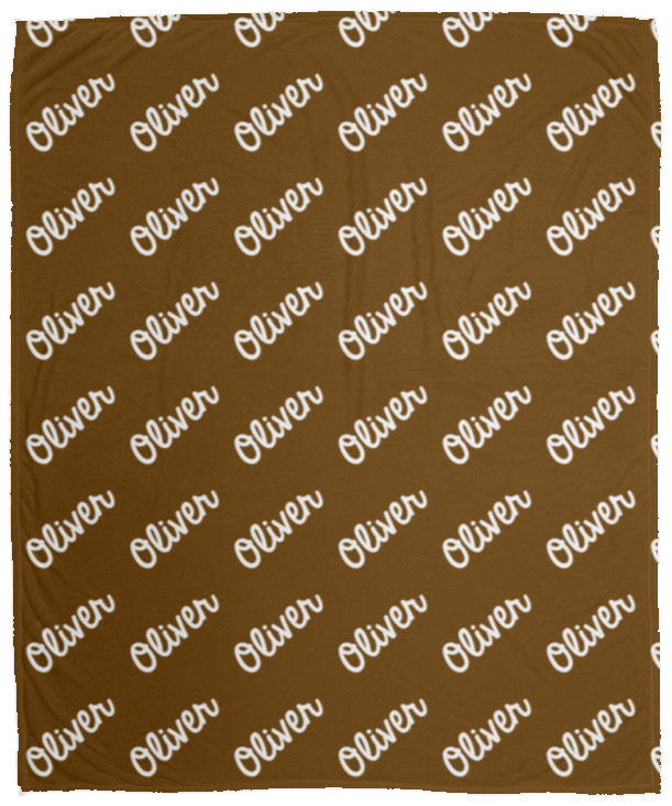 Personalized SnugglePlush™ Fleece Name Blanket - Classic Script