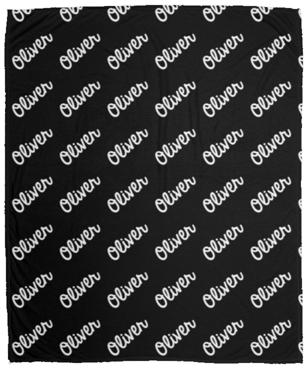 Personalized SnugglePlush™ Fleece Name Blanket - Classic Script