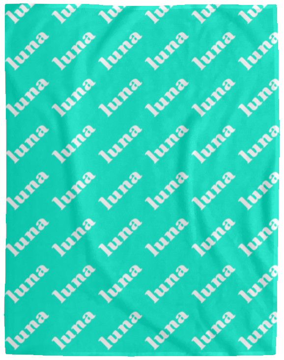 Personalized SnugglePlush™ Fleece Name Blanket - Serif Font
