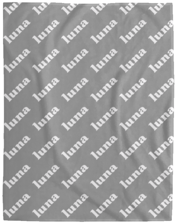 Personalized SnugglePlush™ Fleece Name Blanket - Serif Font