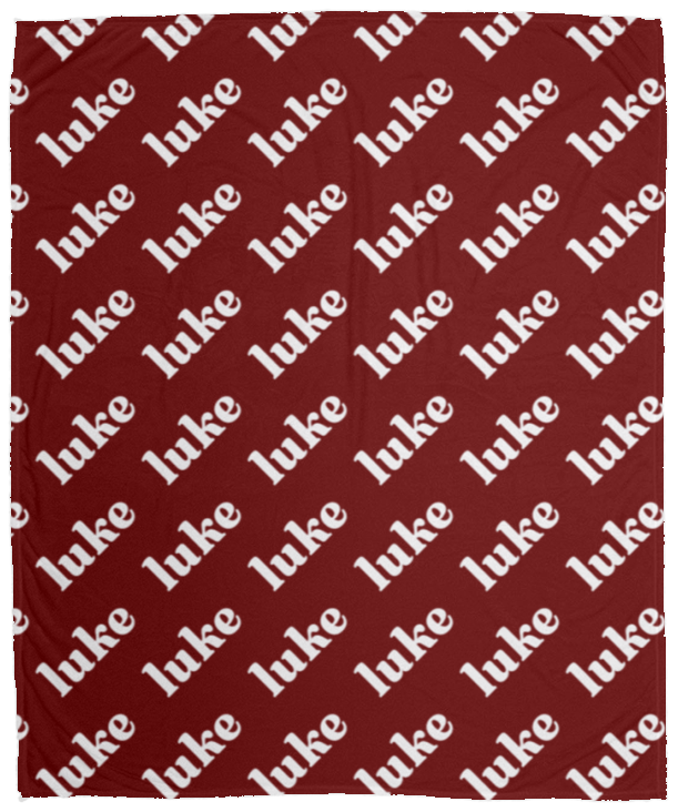 Personalized SnugglePlush™ Fleece Name Blanket - Serif Font