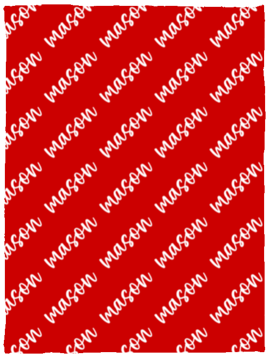 Personalized SnugglePlush™ Fleece Name Blanket - Brush Script