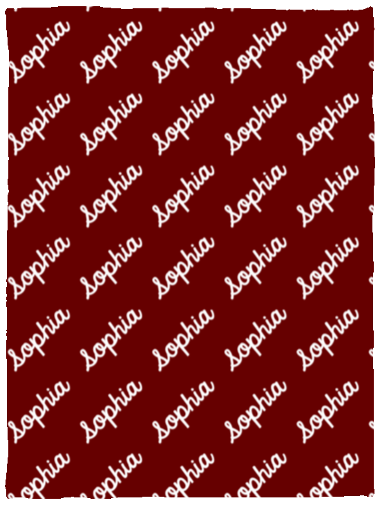 Personalized SnugglePlush™ Fleece Name Blanket - Classic Script