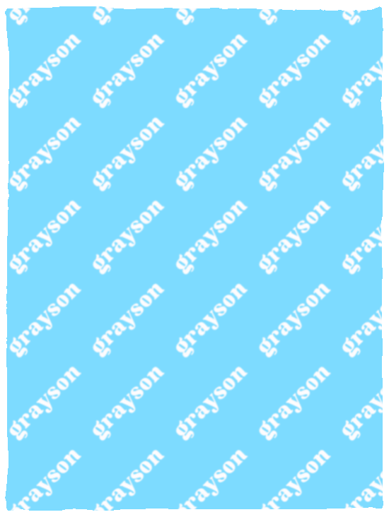 Personalized SnugglePlush™ Fleece Name Blanket - Serif Font