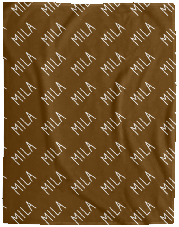 Personalized SnugglePlush™ Fleece Name Blanket - Handwritten Font